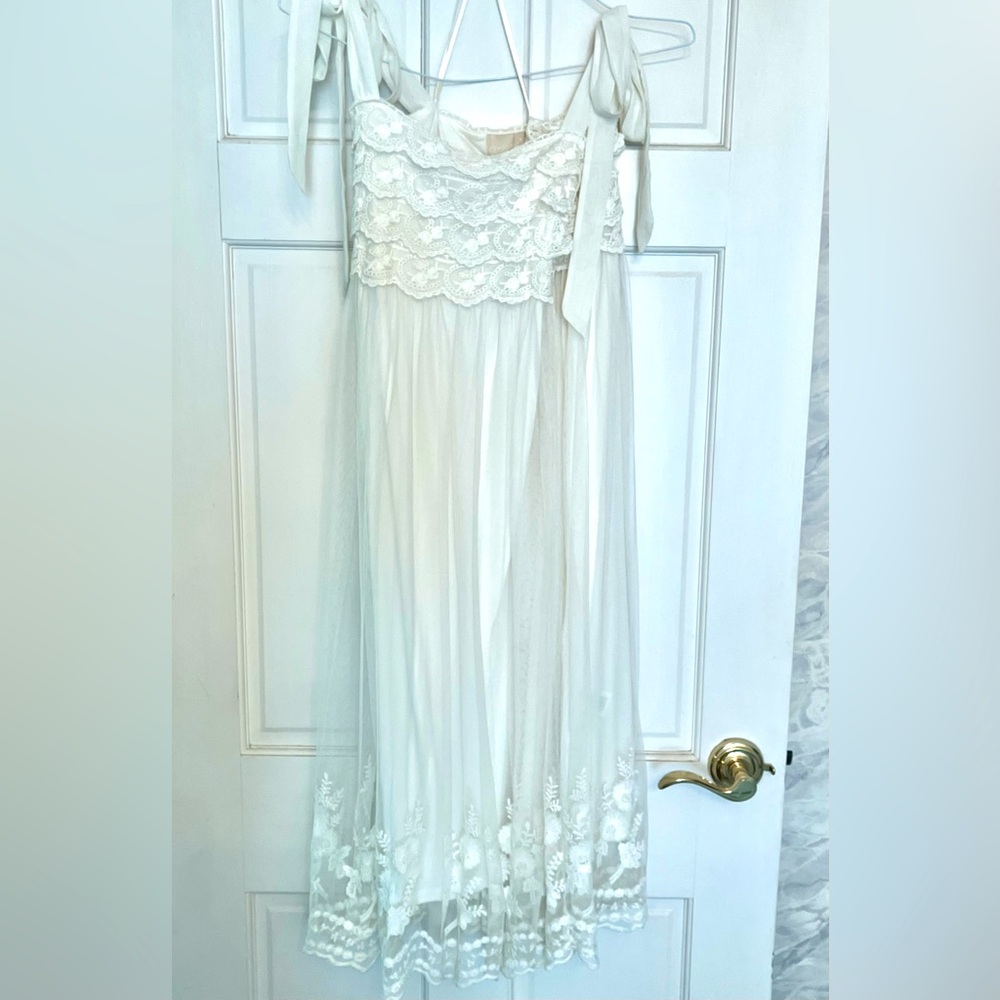 H&M Conscious Collection white dress